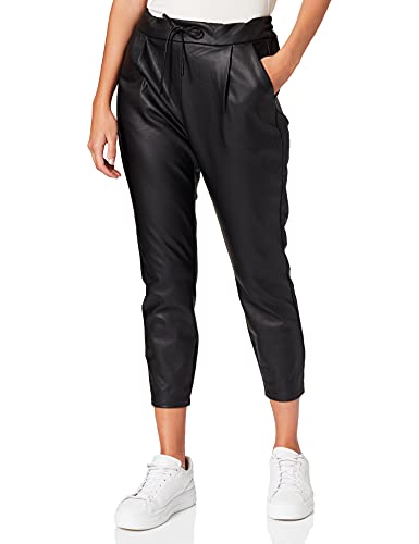 Vero Moda Female Kunstlederhosen VMEVA Mittlere Taille Hose von Vero Moda