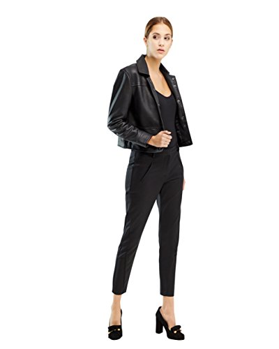 VERO MODA Damen Vmvictoria Nw Antifit Ankle Pants Noos Hose, Black, 32 XS EU von VERO MODA