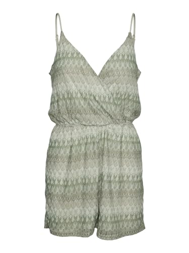 VERO MODA Damen Jumpsuit VMDICTE SINGLET PLAYSUIT JRS GA (katydid, M) von VERO MODA