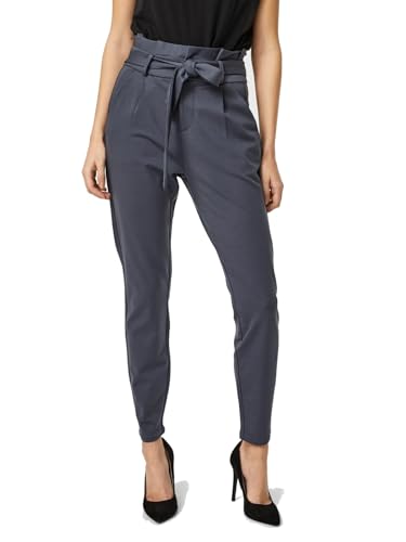 VERO MODA Damen Vmeva Hr Loose Paperbag Pant Ga Noos Hose, Ombre Blue, XL EU von VERO MODA