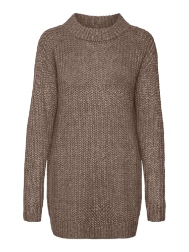 VERO MODA Damen Pullover 10291328 Brown Lentil M von VERO MODA