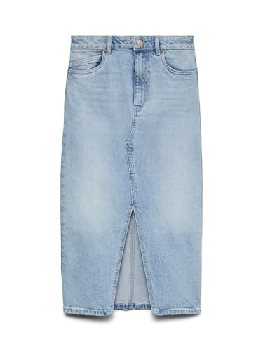 VERO MODA VMVERI HR Calf Denim Skirt GA NOOS von VERO MODA