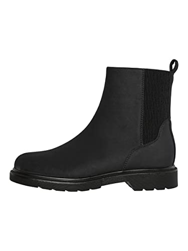 VERO MODA Damen Schuhe Boots VMBelma Stiefeletten knöchelhoch 10276095 black 37 von VERO MODA