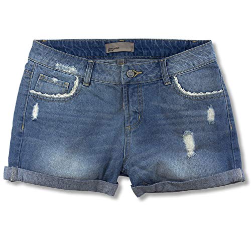VERO MODA Damen Short VMPAULA NW NAPA - GU044 PC7 REP, Gr. 34 (Herstellergröße: XS), Blau (Light Blue Denim) von VERO MODA