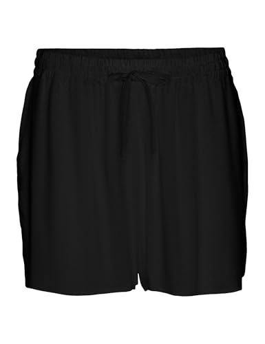 VERO MODA Damen Shorts VMEASY Joy NW Shorts WVN GA (DE/NL/SE/PL, Alphanumerisch, S, Regular, Regular, Black) von VERO MODA