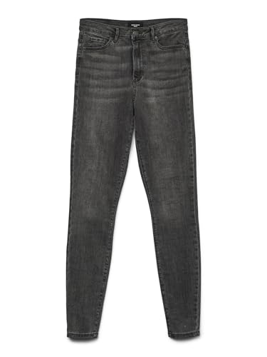 VERO MODA Damen Vmsophia Hr Am203 Noos Skinny Jeans, Dark Grey Denim, XS / 32L von VERO MODA
