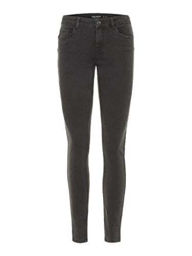 VERO MODA Damen Vmseven Nw Shape Up Vi501 Noos Slim Jeans, Dark Grey Denim, L / 34L EU von VERO MODA