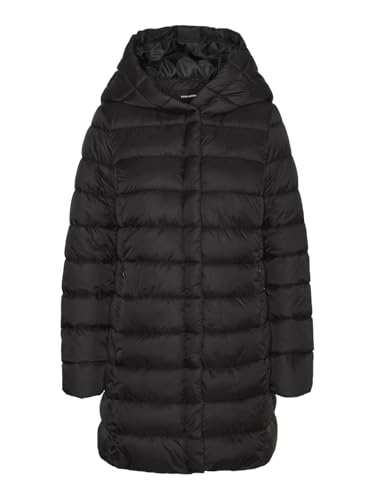 VERO MODA Damen Steppjacke VMCarmen Damenjacke mit Kapuze 10291052 Black M von VERO MODA