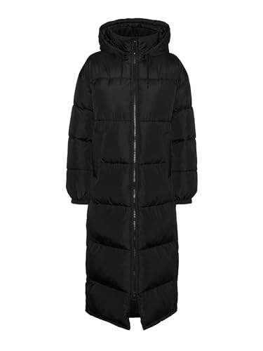 VERO MODA Damen Steppmantel VMklea Long Coat 10293012 Black XS von VERO MODA