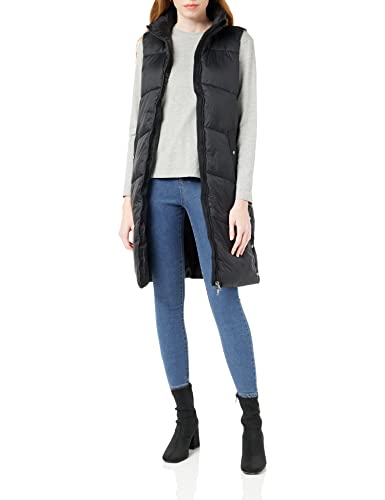 VERO MODA Damen Vmuppsala Aw21 3-4 Waistcoat Noos Weste, Schwarz, L EU von VERO MODA