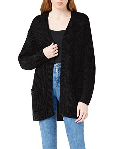 VERO MODA Damen VMNO Name LS Cardigan NOOS 10183605, Black, S von VERO MODA