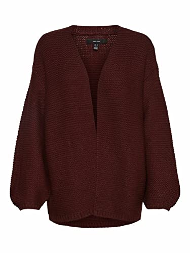 VERO MODA Damen Strick-Cardigan VMNo Name LS Short 10253317 Port Royale S von VERO MODA