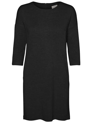 VERO MODA Damen vmglory vipe aura 3/4 dress noos Kleid, Schwarz, M EU von VERO MODA