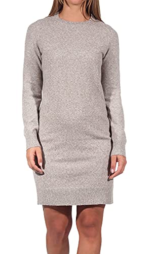 VERO MODA Mini Strickkleid Meliert Langarm Rundhals Regular Fit Kleid Kurz Basic Oberschenkellang VMDOFFY von VERO MODA