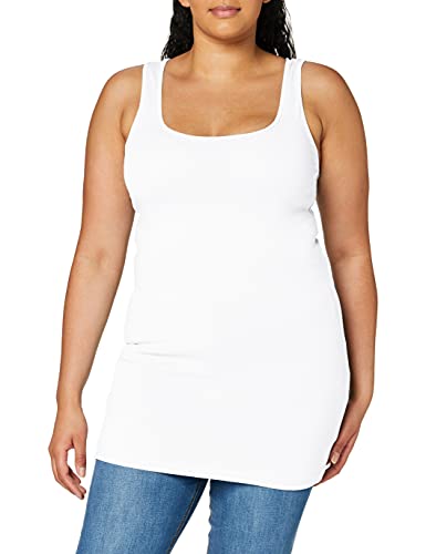 VERO MODA Damen Tank Top VMMaxi My Soft Long Basic Damentop 10185110 Bright White XXL von VERO MODA