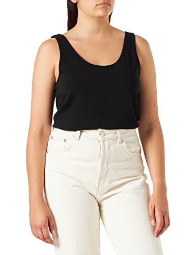 VERO MODA Damen VMMAXI My Soft UU Tank NOOS Top, Schwarz (Black), 36 (Herstellergröße: S) von VERO MODA