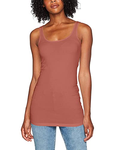 VERO MODA Damen Vmmaxi My Soft Long Tank Noos Top, Rosa (Withered Rose), 34 (Herstellergröße: XS) von VERO MODA