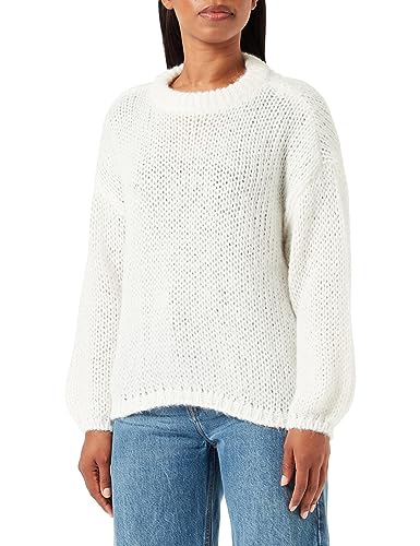 VERO MODA Damen VMADA LS O-Neck GA NOOS Pullover, Snow White, L von VERO MODA