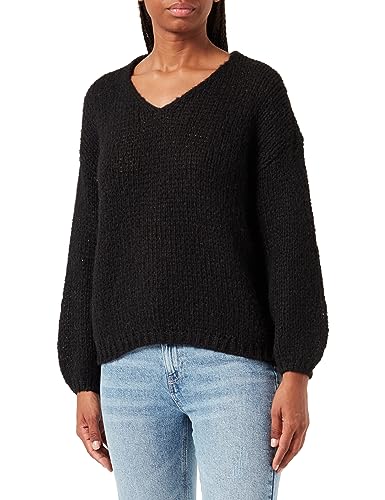 VERO MODA Damen VMADA LS V-Neck GA NOOS Pullover, Black, L von VERO MODA