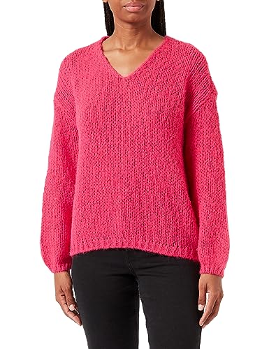 VERO MODA Damen VMADA LS V-Neck GA NOOS Pullover, Fuchsia Purple, S von VERO MODA