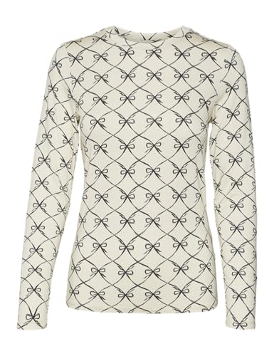 VERO MODA Damen VMALBERTE Cilia LS TOP Box JRS Langarmbluse, Birch/AOP:Cilia, X-Small VERO MODA Damen VMALBERTE Cilia LS TOP Box JRS Langarmbluse, Birch/AOP:Cilia, X-Small von VERO MODA