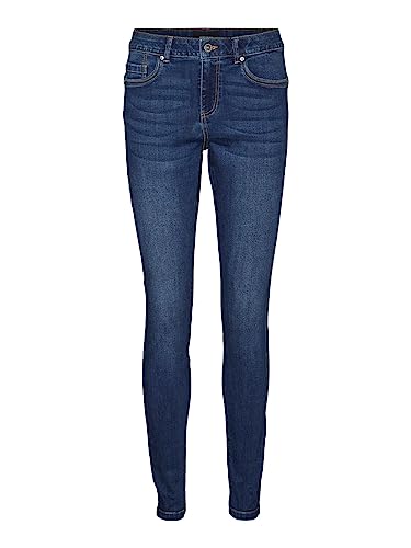 VERO MODA Damen VMALIA MR S Shape J VI3341 GA NOOS Jeans, Dark Blue Denim, One Size von VERO MODA