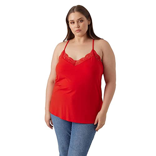 VERO MODA Female Oberteil ohne Ärmel Spitzenverziertes von VERO MODA