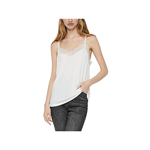 VERO MODA Damen Shirt 10233213 Snow White M von VERO MODA