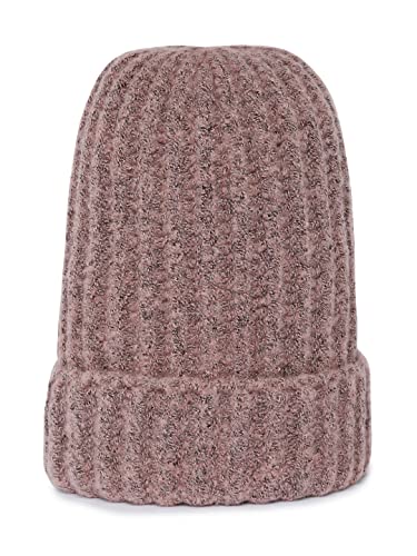 VERO MODA Damen VMANNA Rib Beanie GA NOOS Beaniemütze, Woodrose, ONE Size von VERO MODA