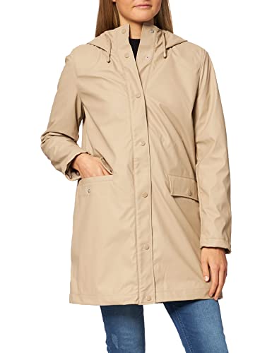 Vero Moda Damen VMASTA 3/4 Teddy Coated Jacket COL Jacke, Silver Mink, M von VERO MODA