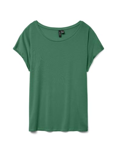 VERO MODA Damen VMAVA Plain SS TOP GA JRS NOOS T-Shirt, Bosphorus, Small von VERO MODA