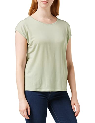 VERO MODA Damen Vmava Plain Ss Top Ga Noos T-Shirt, Desert Sage, M von VERO MODA