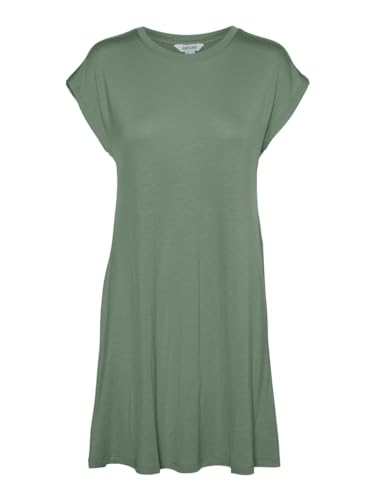 VERO MODA Damen VMAVA SL Knee Dress JRS NOOS Keid, Hedge Green, Small von VERO MODA