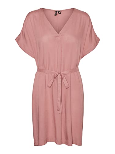 VERO MODA Damen Vmbeauty Sl Tunic Ga Noos Bluse, Nostalgia Rose, L EU von VERO MODA