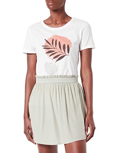 VERO MODA Damen VMBEAUTY Short Skirt GA NOOS Rock, Desert Sage, S von VERO MODA