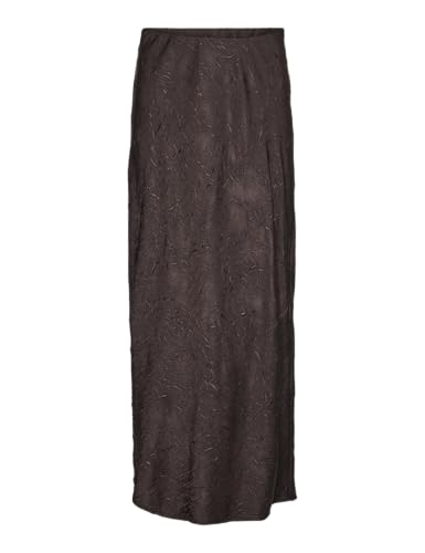 VERO MODA Damen VMBINNE HW Ankle Skirt WVN GA Maxirock, Chocolate Torte, Large von VERO MODA