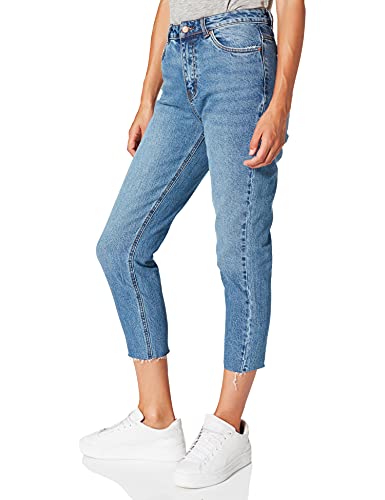 VERO MODA Damen VMBRENDA HR Straight A Cut GU385 GA 10248825, Medium Blue Denim, 27/"32 von VERO MODA