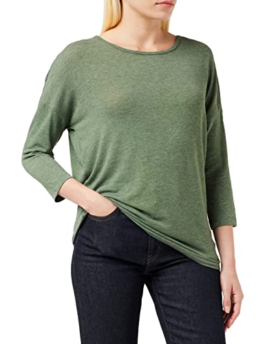 VERO MODA Damen VMCARLA 3/4 TOP GA NOOS Langarmshirt, Laurel Wreath, L von VERO MODA