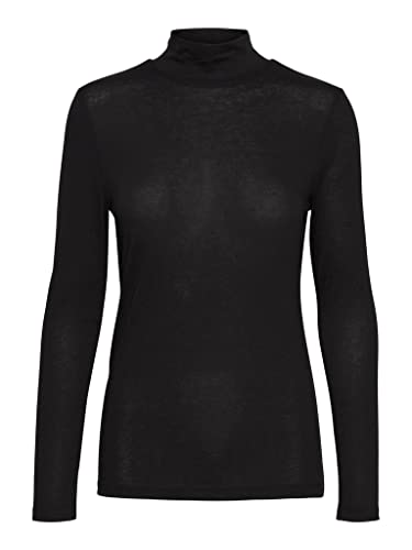 Vero Moda Damen VMCARLA LS Turtleneck TOP GA NOOS Langarmshirt, Black, XL von VERO MODA