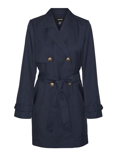 VERO MODA Damen VMCELESTE 3/4 NOOS Trenchcoat, Navy Blazer, XS von VERO MODA