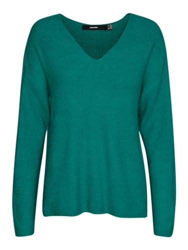 VERO MODA Strick Pullover V-Ausschnitt Langarm Sweater Knitted Jumper VMCREWLEFILE von VERO MODA