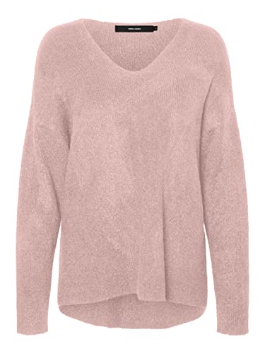 VERO MODA Strick Pullover V-Ausschnitt Langarm Sweater Knitted Jumper VMCREWLEFILE von VERO MODA