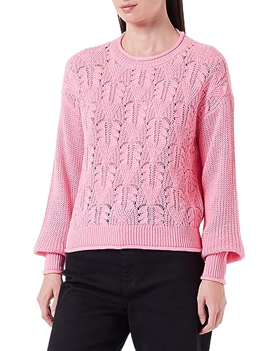 VERO MODA Damen VMCRUSH LS O-Neck Boo Pullover, Sachet Pink, M von VERO MODA