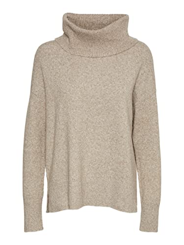 VERO MODA Damen Pullover 10231324 Sepia Tint S von VERO MODA