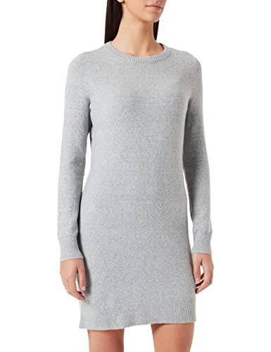 VERO MODA Damen Kleid 10215523 Light Grey Melange Xs von VERO MODA