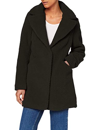 VERO MODA Damen VMDONNA Teddy 3/4 Jacket BOOS GA Mantel, Peat, M von VERO MODA