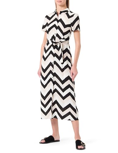 Vmeasy Joy S/S Long Shirt Dress WVN Ga von VERO MODA