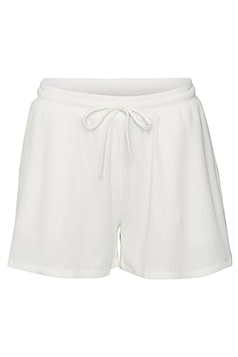 VERO MODA Damen VMEMMA NOOS Shorts, Snow White, S von VERO MODA