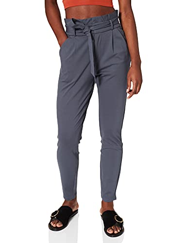 VERO MODA Damen Business Stoffhose Elegante High Waist Paperbag Pants mit Bindeband VMEVA von VERO MODA