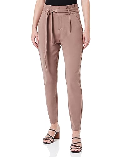 VERO MODA Damen VMEVA HW Loose Paperbag Pant GA NOOS Hose, Brown Lentil, L/34 von VERO MODA